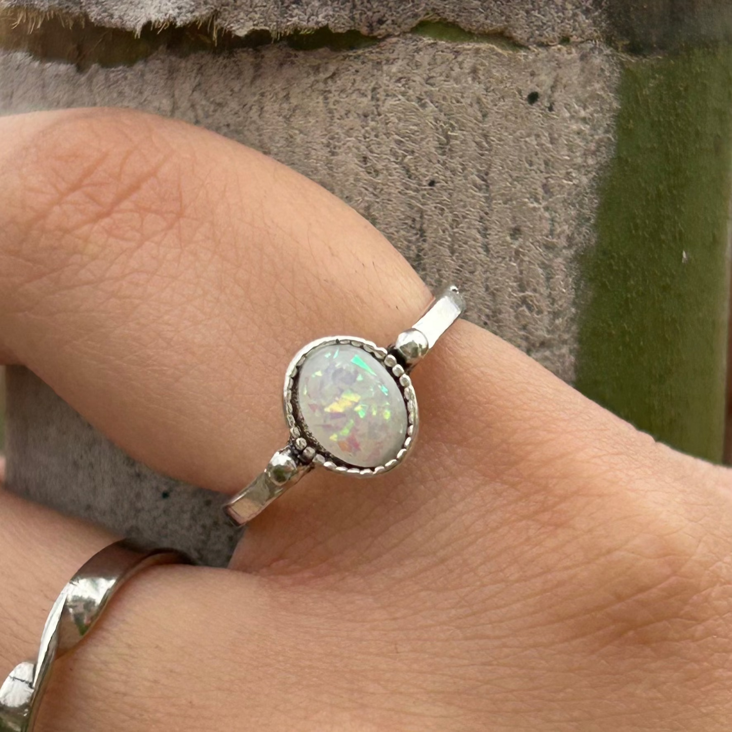 Luna Opal ring