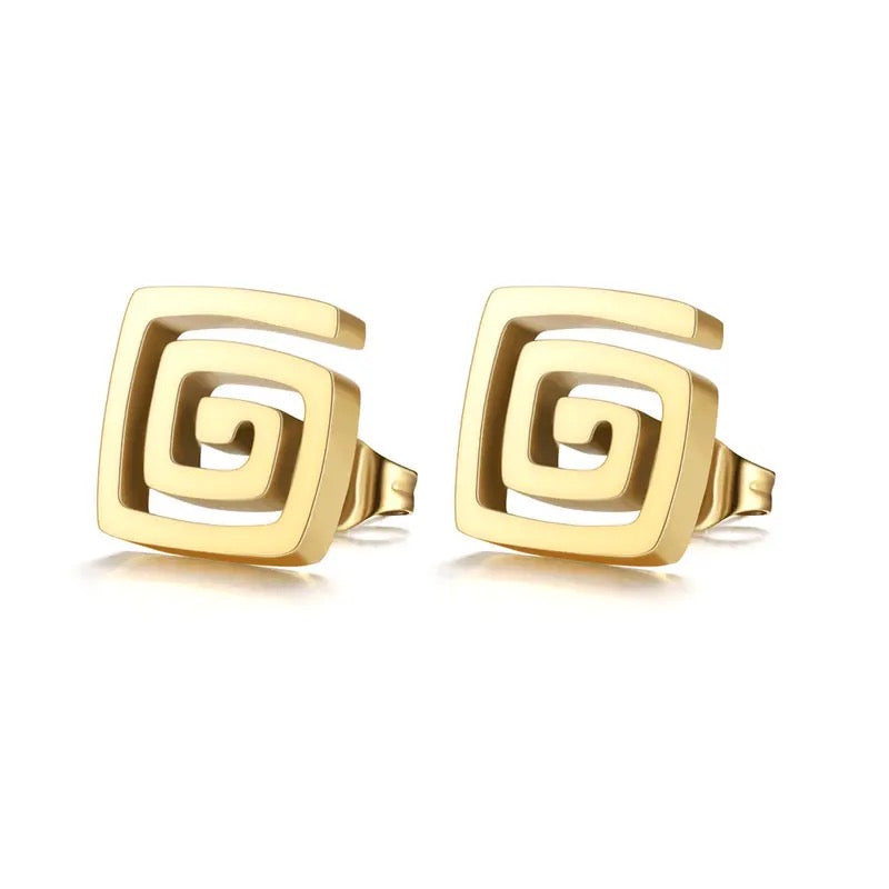 Square Treasure Earrings
