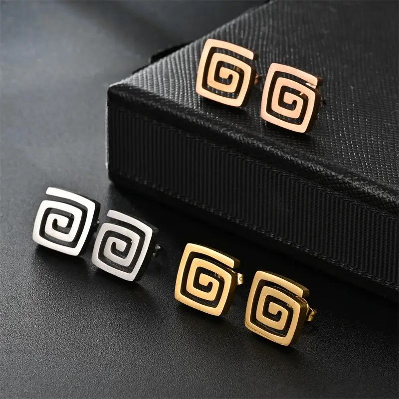 Square Treasure Earrings