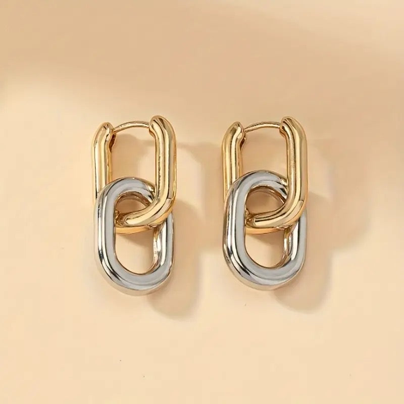 Chain Interlink Earrings