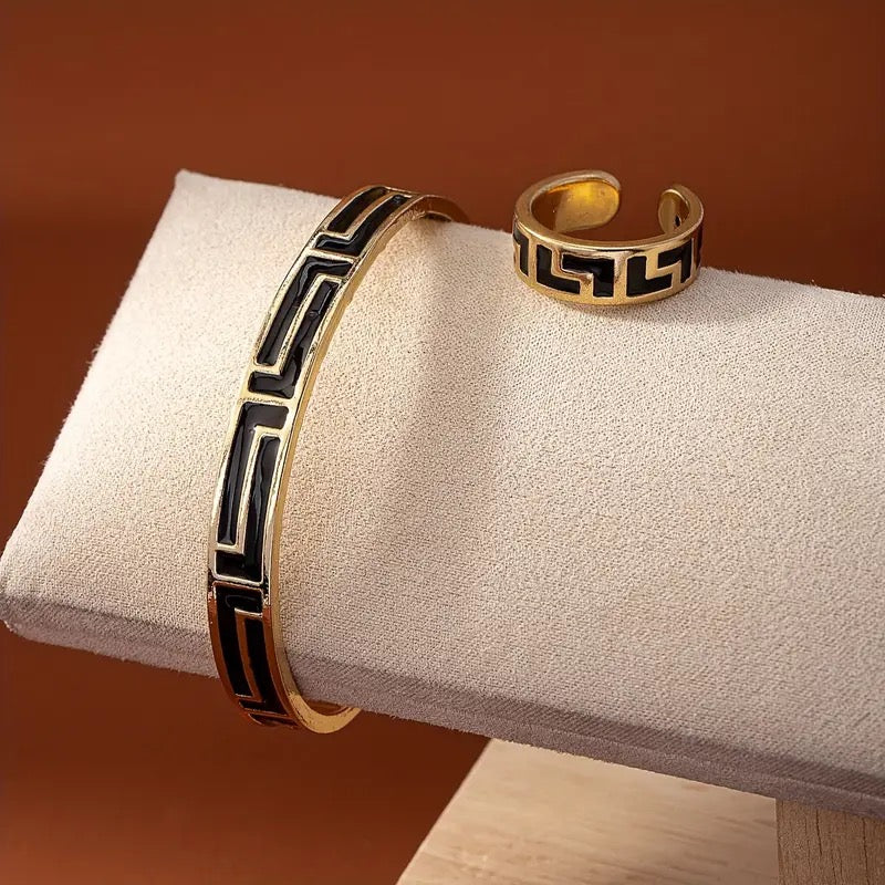 Drip Ring and Bracelet