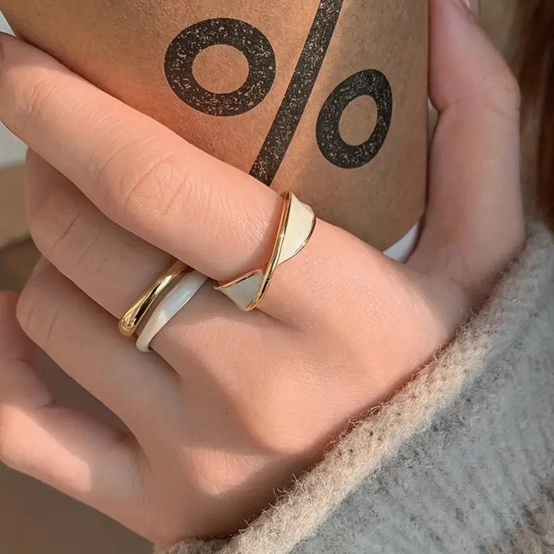 Luxe duo ring