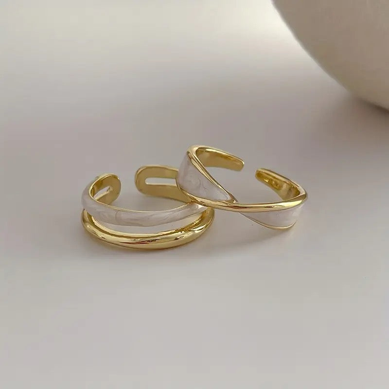 Luxe duo ring