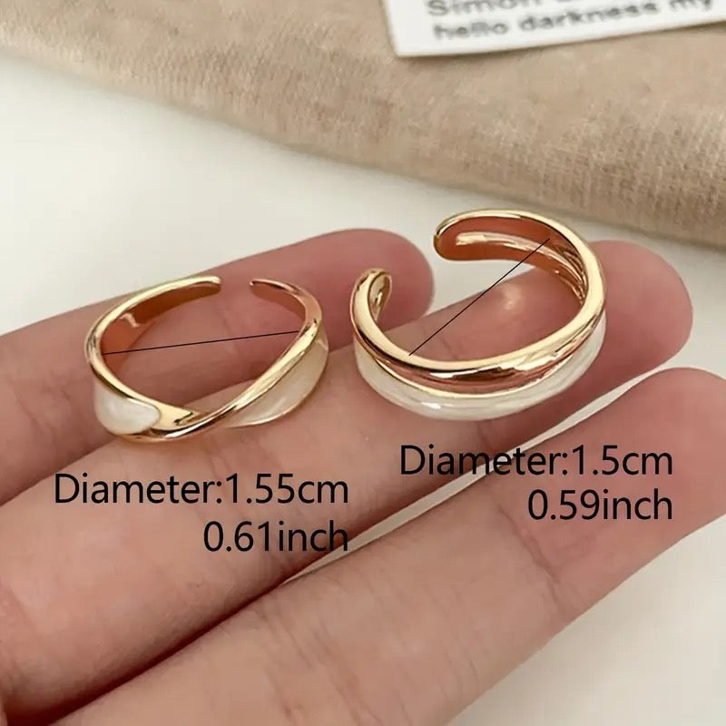Luxe duo ring