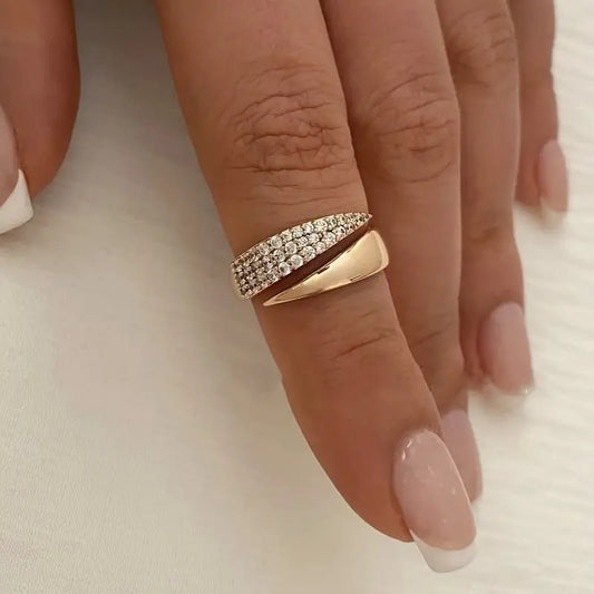 Sparkly Rose ring