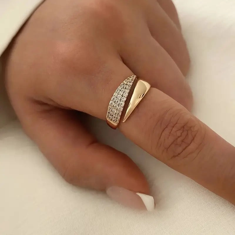 Sparkly Rose ring