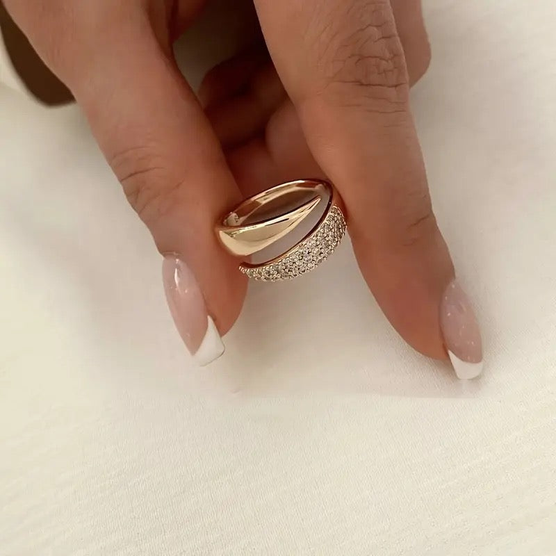 Sparkly Rose ring