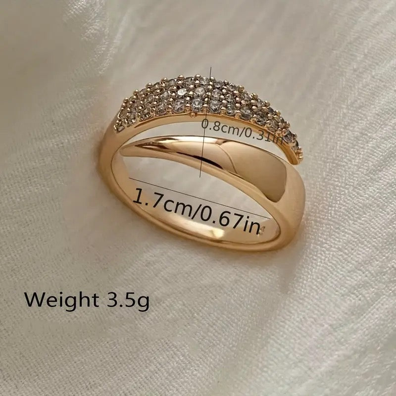 Sparkly Rose ring