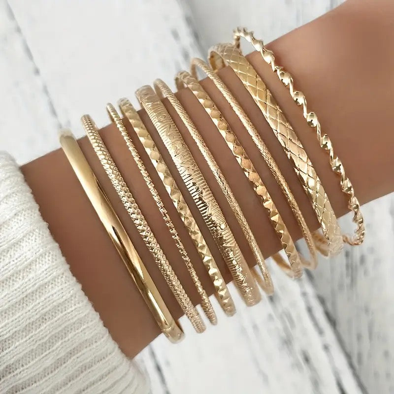 Stacking bangles