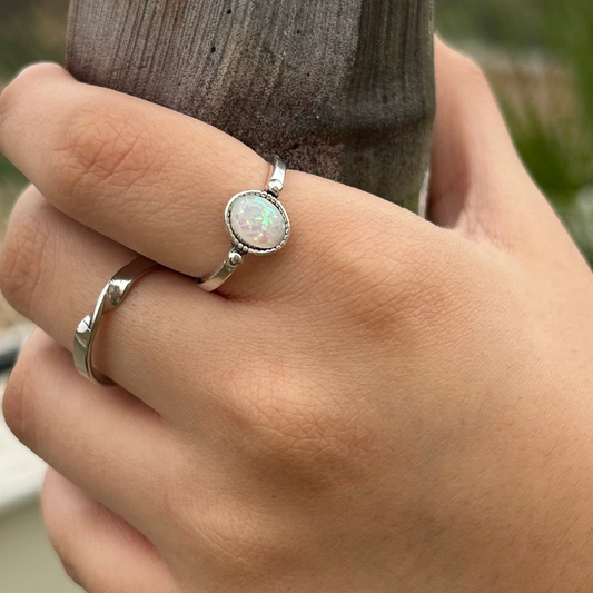 Luna Opal ring
