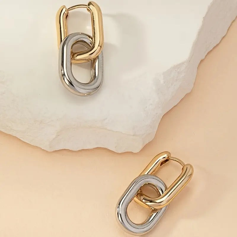 Chain Interlink Earrings