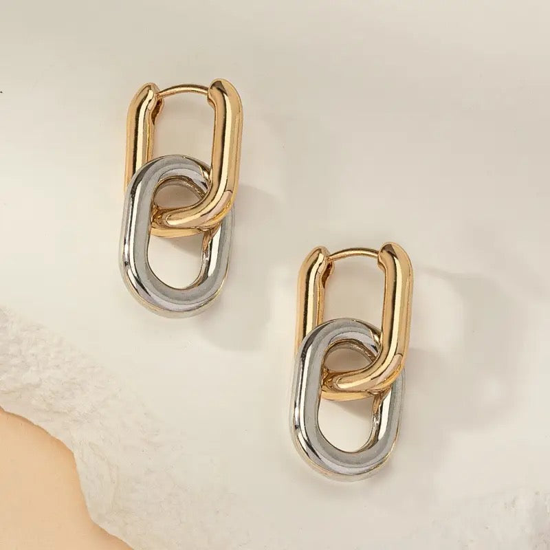 Chain Interlink Earrings