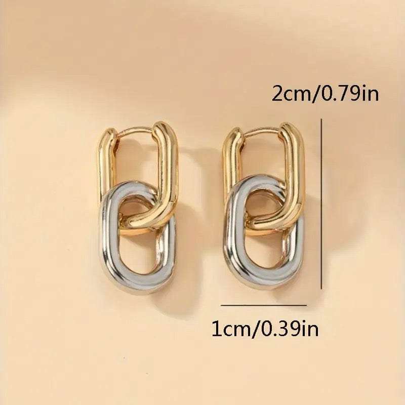 Chain Interlink Earrings