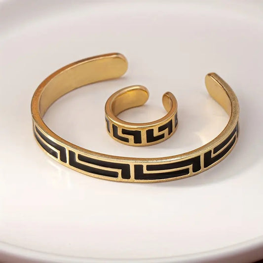Drip Ring and Bracelet